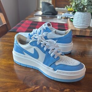 Nike Blue and White Sneakers